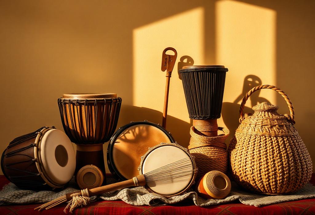 Sabar, kora et pagnes tissés — patrimoine culturel sénégalais